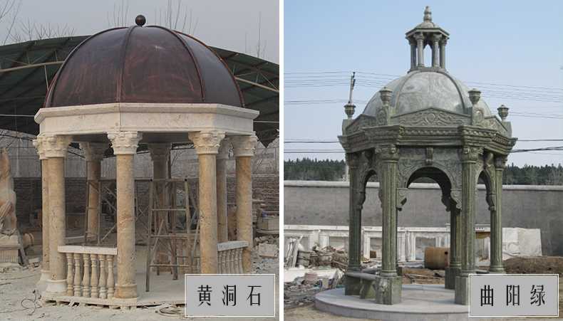 歐式景觀亭子，石雕大理石亭子，河北涼亭廠家