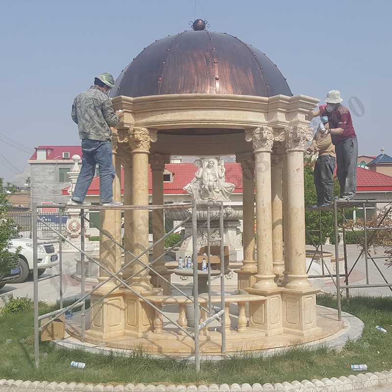 歐式景觀涼亭，歐式大理石涼亭，歐式柱子亭子